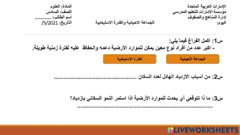 القدرة الاستيعابية