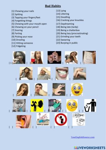 Bad habits