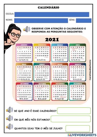 Calendário