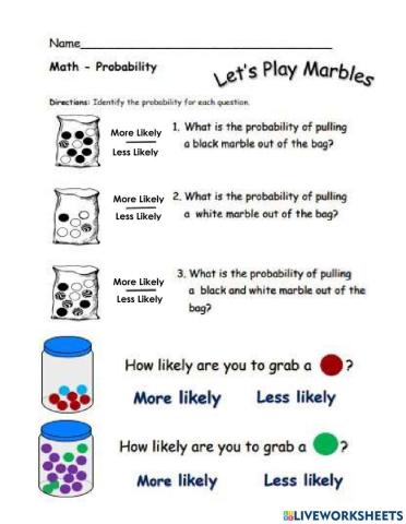 Marble Probability