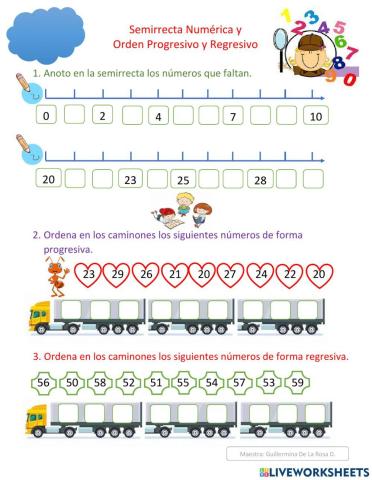 Semirrecta Numérica