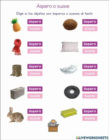 Áspero o suave