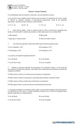 Leyes de los gases 1