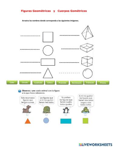 Figuras geométricas y cuerpos geométricos