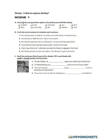 Video: -Is that and express donkey?-