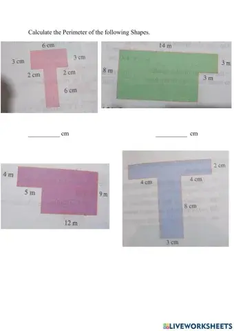 Perimeter of Compound shapes