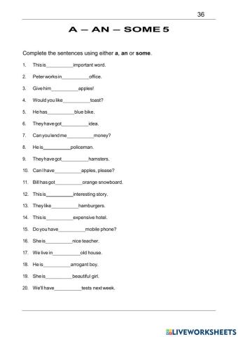 Bt-a – an – some 5