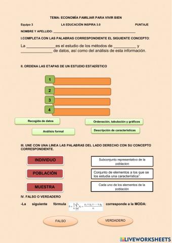 Conceptos de estadística básica