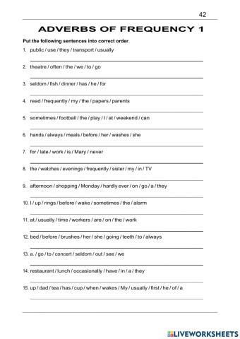 Bt adverbs of frequency 1