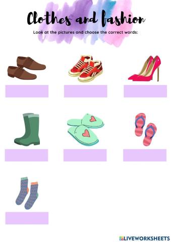 Clothes and fashion 2