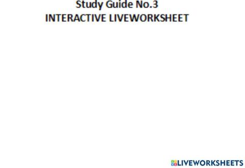 Study Guide - Lesson No. 2