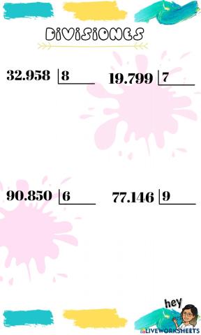 Divisiones por una cifra