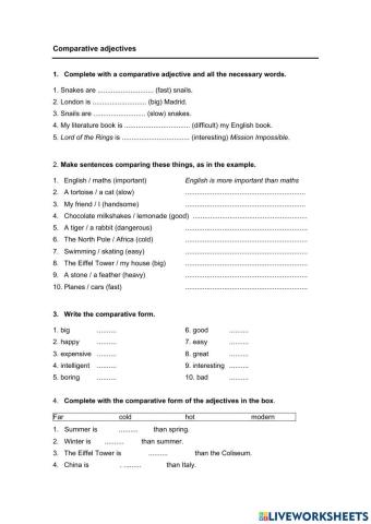 GEP3 Lesson 9C: Comparative Sentences II