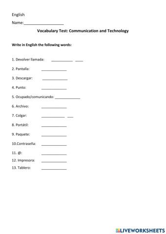 Technology in communication