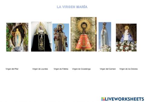 Advocaciones de la virgen