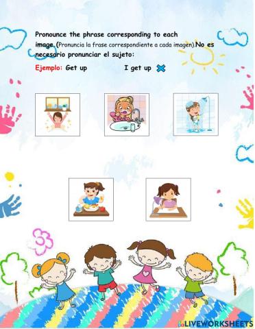 Vocabulary daily routine