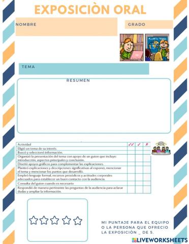 Evaluaciòn de una exposiciòn