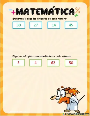 Multiplos y divisores