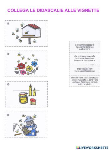 Unisci con le frecce