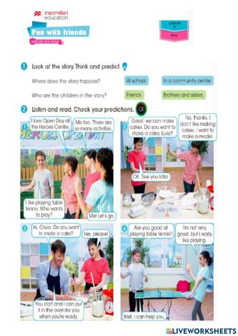 Fun at the open centre