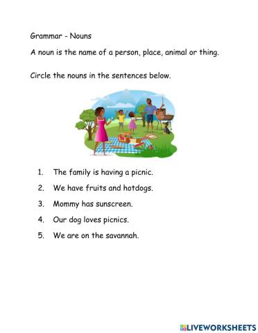 Grammar- nouns