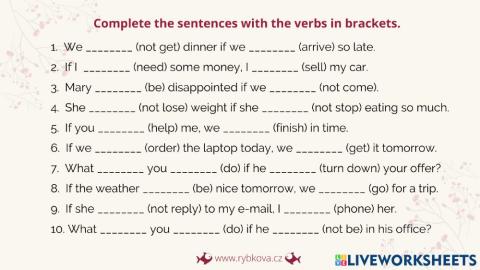First conditional (p.9)