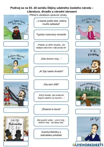  Literatura, divadlo a národní obrození Dějiny udatného českého národa