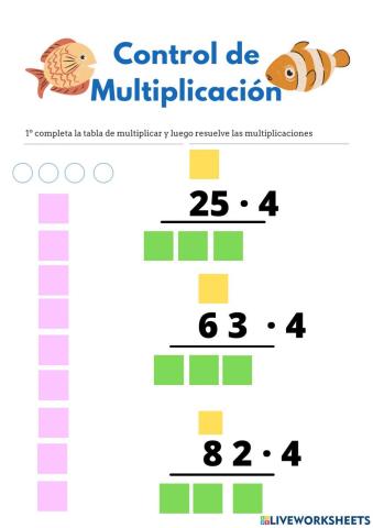 Control de multiplicación
