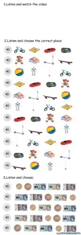 Tiger 1 - Unit 6 - Toys - pounds