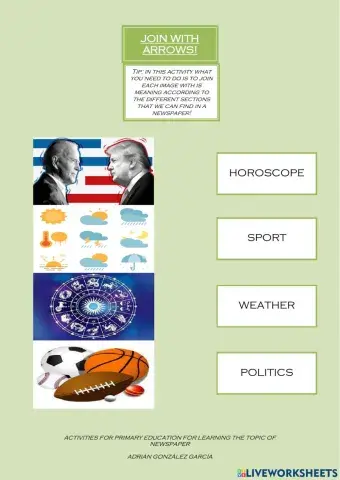 Newspaper's sections