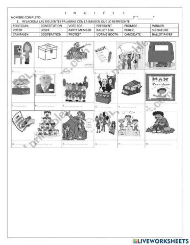 Elections and democracy vocabulary