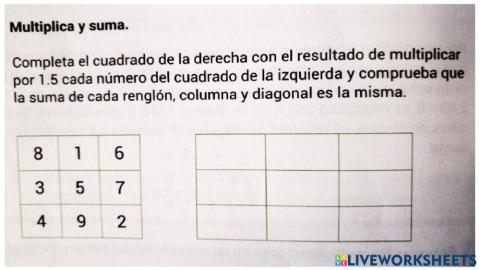 Multiplicación con decimales