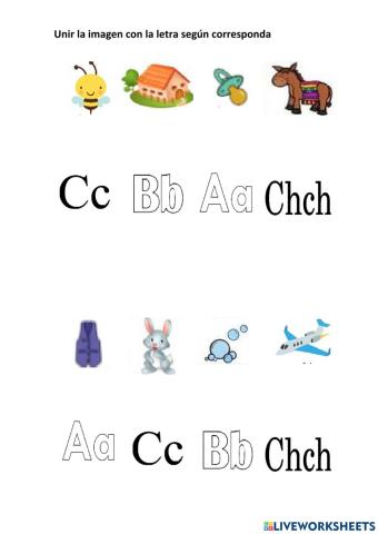 A,b,c,ch