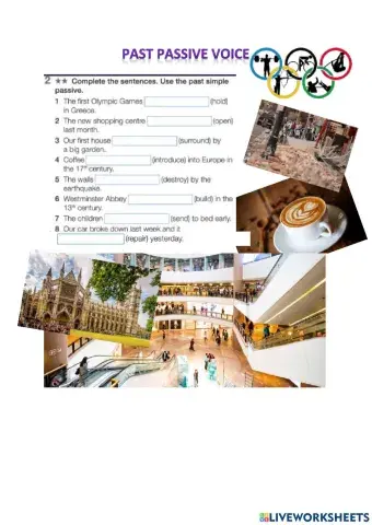 Past passive sentences