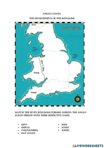 Anglo-saxon, the development of the kingdoms
