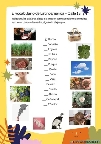 El vocabulario de Latinoamérica