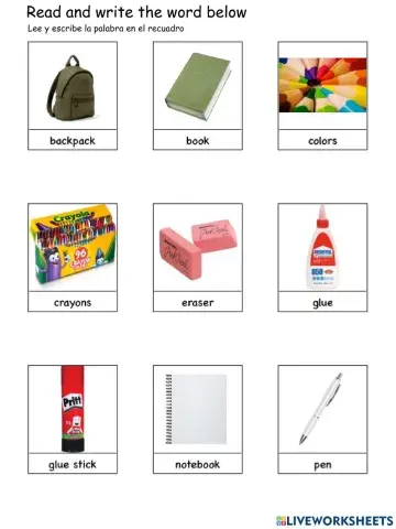 School supplies