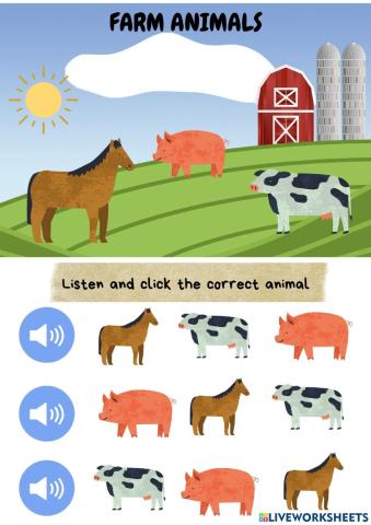 Farm animals