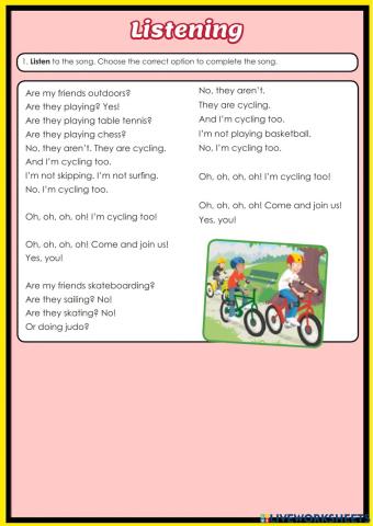 Listening - Activities