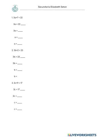 Ecuaciones de explicación