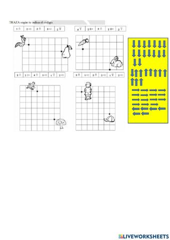 Desplazamiento en cuadriculas