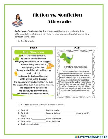 Fiction and Nonfiction