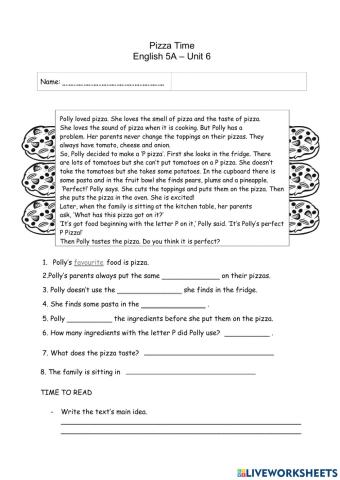 The perfect pizza - scanning