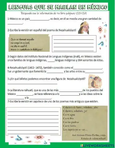 Lenguas que se hablan en méxico