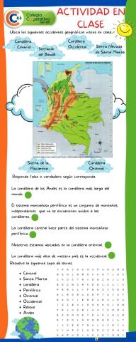 El relieve colombiano