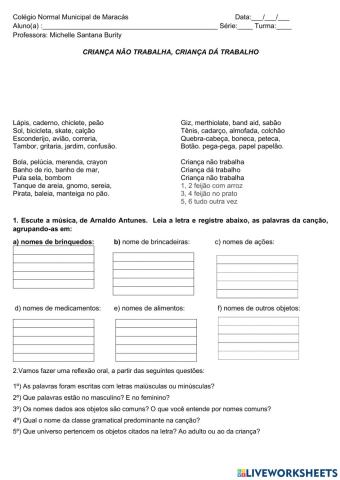 Substantivo - conceito