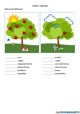 There is - There are