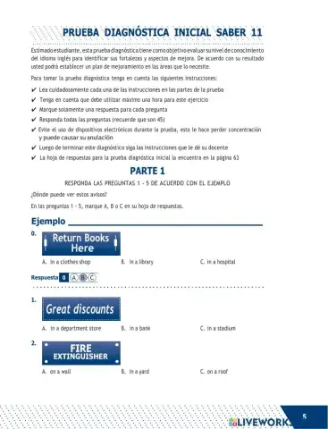 Know now! PRUEBA DIAGNOSTICA