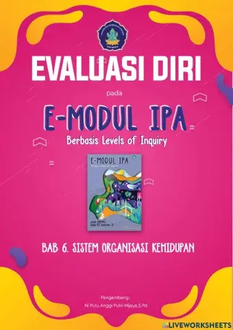 Evaluasi Sistem Organisasi Kehidupan