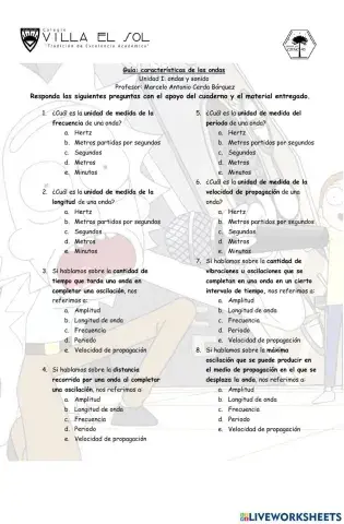 Características de las ondas